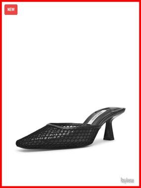 Steve Madden Alyse Pump Kitten Heel Square Toe Slip-On Formal Evening